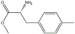 Methyl (2R)-2-amino-3-(4-methylphenyl)propanoate 结构式