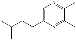 2,3-DIMETHYL-5-ISOAMYL PYRAZINE 结构式