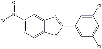 2-(3,5-DICHLOROPHENYL)-5-NITROBENZO[D]OXAZOLE 结构式