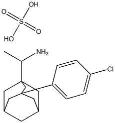 1-[3-(4-CHLORO-PHENYL)-ADAMANTAN-1-YL]-ETHYLAMINE SULFATE 结构式