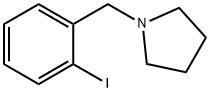 1-[(2-Iodophenyl)methyl]pyrrolidine 结构式
