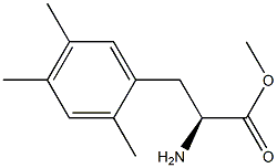 METHYL (2S)-2-AMINO-3-(2,4,5-TRIMETHYLPHENYL)PROPANOATE 结构式