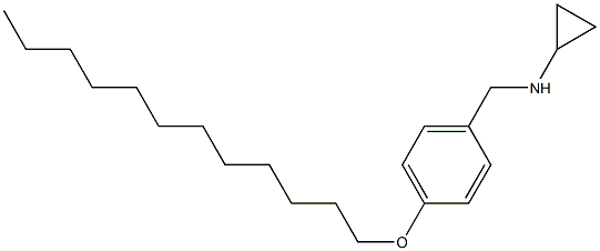 (1S)CYCLOPROPYL(4-DODECYLOXYPHENYL)METHYLAMINE 结构式
