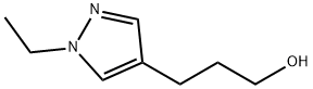 3-(1-乙基-1H-吡唑-4-基)丙-1-醇 结构式