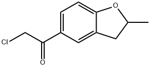 2-氯-1-(2-甲基-2,3-二氢苯并呋喃-5-基)乙烷-1-酮 结构式