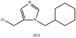 5-(CHLOROMETHYL)-1-(CYCLOHEXYLMETHYL)-1H-IMIDAZOLE HYDROCHLORIDE 结构式