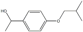 1-(4-ISOBUTOXYPHENYL)ETHANOL 结构式