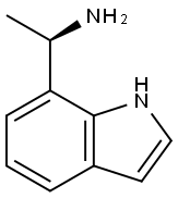 (1R)-1-INDOL-7-YLETHYLAMINE 结构式