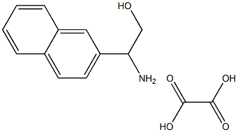 2-氨基-2-(萘-2-基)乙烷-1-醇 草酸盐 结构式