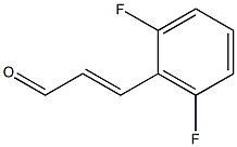 2,6-DIFLUOROCINNAMIC ALDEHYDE 结构式
