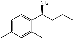 (1S)-1-(2,4-Dimethylphenyl)butylamine 结构式