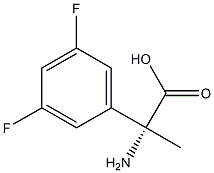 (2R)-2-AMINO-2-(3,5-DIFLUOROPHENYL)PROPANOIC ACID 结构式