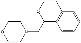 4-(3,4-DIHYDRO-1H-ISOCHROMEN-1-YLMETHYL)MORPHOLINE 结构式