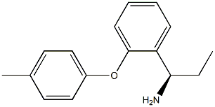 (1R)-1-[2-(4-METHYLPHENOXY)PHENYL]PROPYLAMINE 结构式