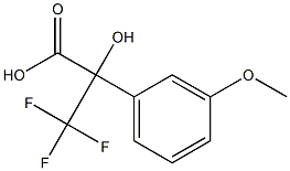 3,3,3-TRIFLUORO-2-HYDROXY-2-(3-METHOXYPHENYL)PROPIONIC ACID 结构式