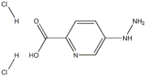 5-Hydrazino-pyridine-2-carboxylic acid dihydrochloride 结构式