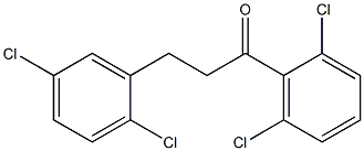 3-(2,5-DICHLOROPHENYL)-2',6'-DICHLOROPROPIOPHENONE 结构式