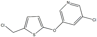 3-CHLORO-5-(2-CHLORO-5-THENOYL)PYRIDINE 结构式