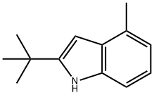 2-TERT-BUTYL-4-METHYL-1H-INDOLE 结构式