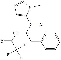 L-N-[1-BENZYL-2-(1-METHYL-1H-PYRROL-2-YL)-2-OXOETHYL]-2,2,2-TRIFLUOROACETAMIDE 结构式