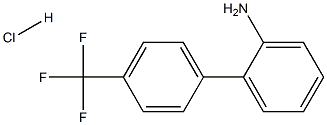 2-AMINO-(4'-TRIFLUOROMETHYL)-BIPHENYL HYDROCHLORIDE 结构式