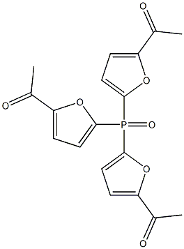 1-(5-[BIS-(5-ACETYL-FURAN-2-YL)-PHOSPHINOYL]-FURAN-2-YL)-ETHANONE 结构式