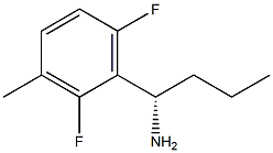 (1S)-1-(2,6-DIFLUORO-3-METHYLPHENYL)BUTYLAMINE 结构式