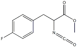 METHYL 3-(4-FLUOROPHENYL)-2-ISOCYANATOPROPIONATE 结构式