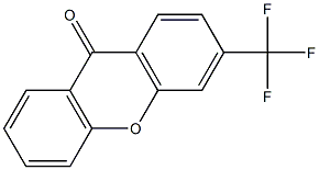 3-TRIFLUOROMETHYLXANTHEN-9-ONE 结构式