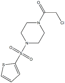 1-(CHLOROACETYL)-4-(THIEN-2-YLSULFONYL)PIPERAZINE 结构式