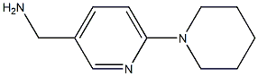 (6-PIPERIDIN-1-YLPYRIDIN-3-YL)METHYLAMINE 结构式