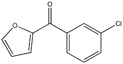 2-(3-CHLOROBENZOYL)FURAN 结构式