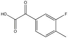 3-Fluoro-4-methylbenzoylformic acid 结构式