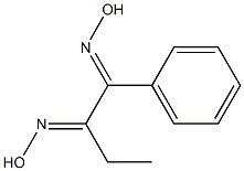 1-PHENYL-BUTANE-1,2-DIONE DIOXIME 结构式