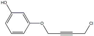 3-(4-CHLORO-BUT-2-YNYLOXY)-PHENOL 结构式