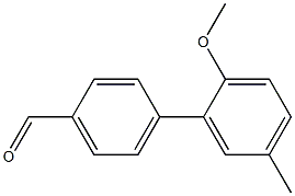 4-(2-METHOXY-5-METHYLPHENYL)BENZALDEHYDE 结构式