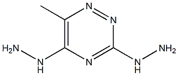 3,5-DIHYDRAZINO-6-METHYL-1,2,4-TRIAZINE 结构式