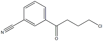 4-CHLORO-1-(3-CYANOPHENYL)-1-OXOBUTANE 结构式