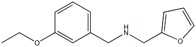 1-(3-ETHOXYPHENYL)-N-(2-FURYLMETHYL)METHANAMINE 结构式