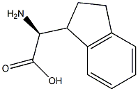 R-茚满基甘氨酸 结构式