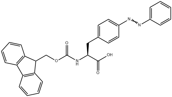 Fmoc-Phe(4-nnph)-OH 结构式