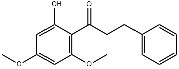 1-(2-HYDROXY-4,6-DIMETHOXY-PHENYL)-3-PHENYL-PROPAN-1-ONE 结构式