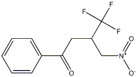 4-NITRO-1-PHENYL-3-TRIFLUOROMETHYL-1-BUTANONE 结构式