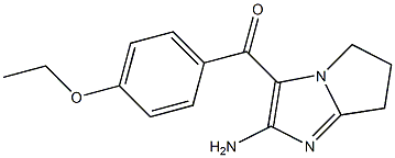 METHANONE, (2-AMINO-6,7-DIHYDRO-5H-PYRROLO[1,2-A]IMIDAZOL-3-YL)(4-ETHOXYPHENYL)- 结构式