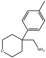 (4-(对甲苯基)四氢-2H-吡喃-4-基)甲胺 结构式