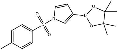 1-(TOLUENE-4-SULFONYL)-1H-PYRROLE-3-BORONIC ACID PINACOL ESTER 结构式