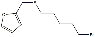 2-(5-BROMO-PENTYLSULFANYLMETHYL)-FURAN 结构式