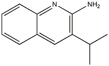 2-AMINO-3-ISOPROPYLQUINOLINE 结构式