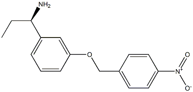 (1R)-1-(3-[(4-NITROPHENYL)METHOXY]PHENYL)PROPYLAMINE 结构式