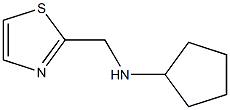 CYCLOPENTYL-THIAZOL-2-YLMETHYL-AMINE 结构式
